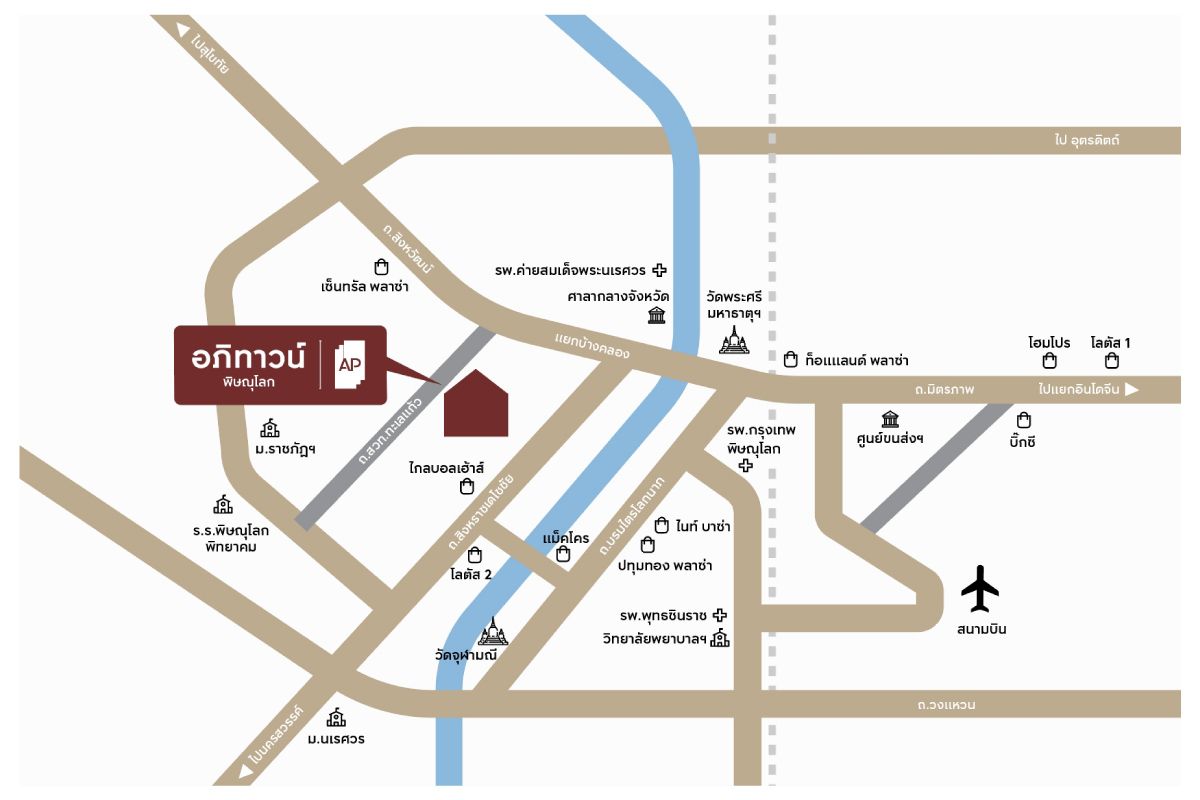 APITOWN Phitsanulok-Map