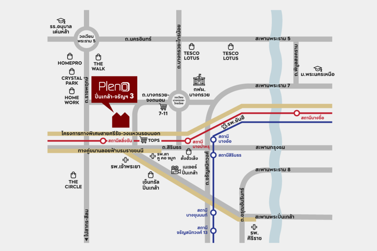 PLENO Pinklao-Charun 3-Map