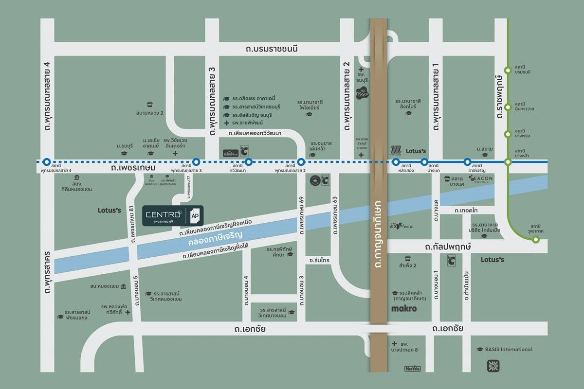 CENTRO เพชรเกษม 69-แผนที่