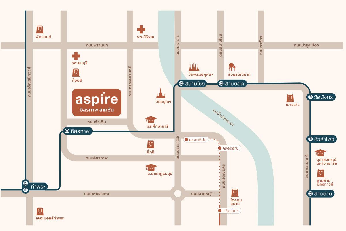 ASPIRE ITSARAPHAP STATION-Map