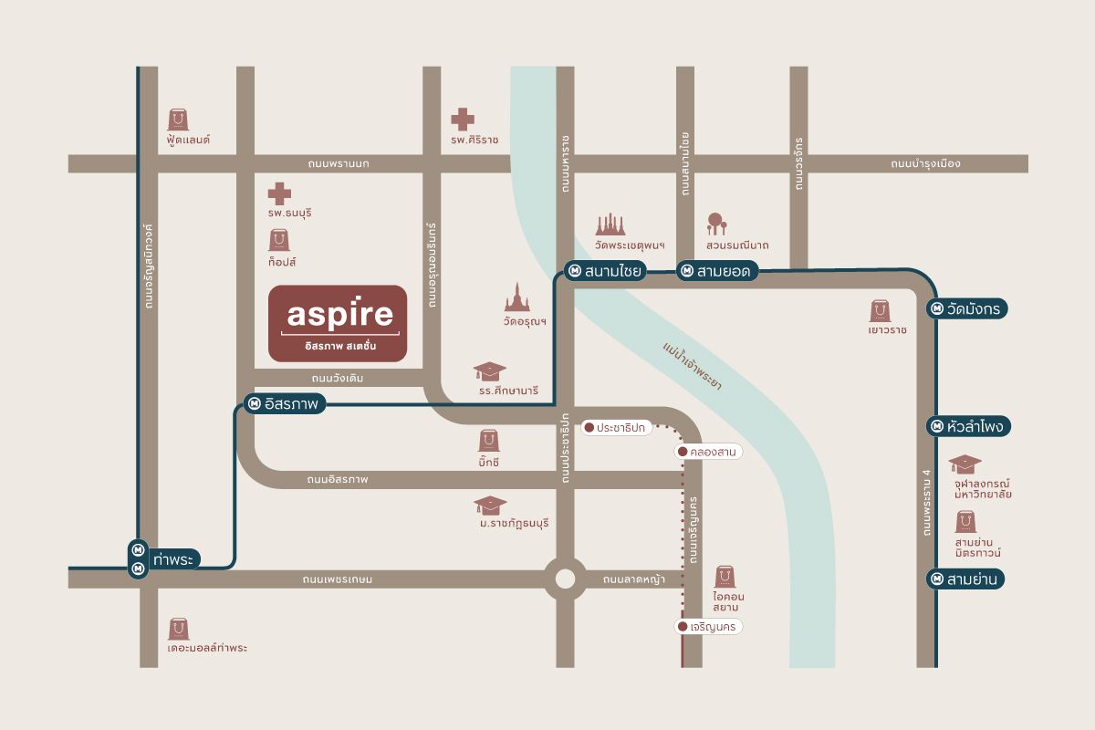 ASPIRE ITSARAPHAP STATION-Map