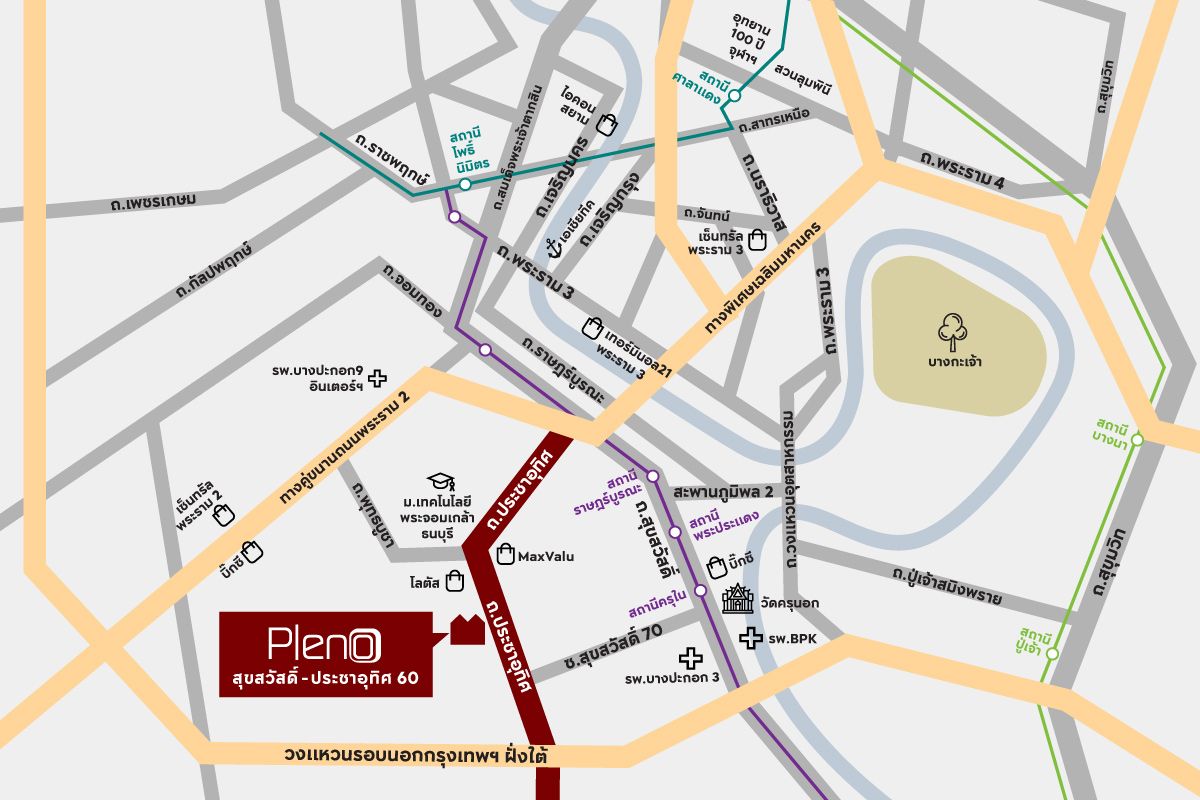PLENO Suksawat-Prachauthit 60-Map