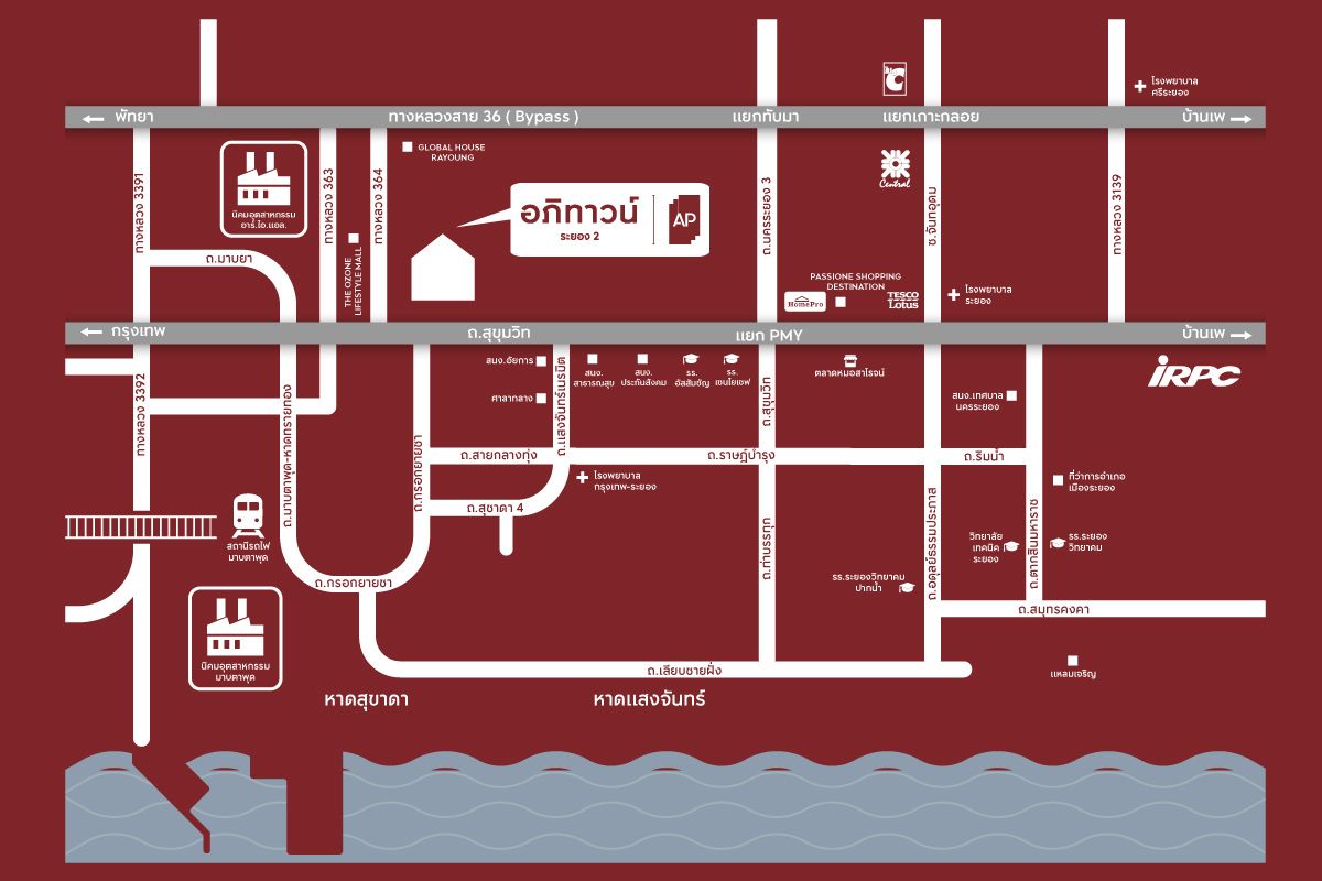 APITOWN Rayong 2-Map